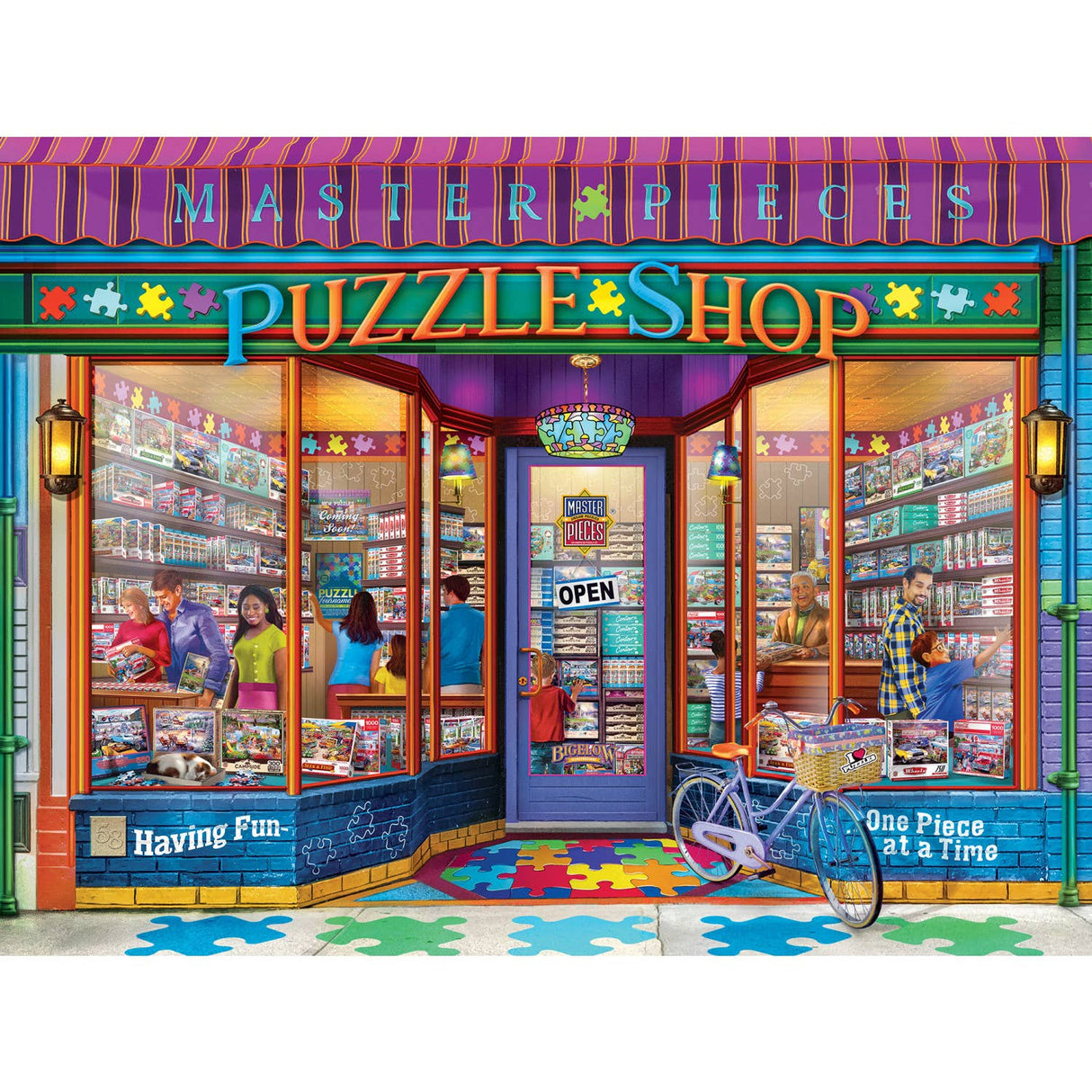 Shopkeepers - Puzzle Emporium 750 Piece Puzzle by Masterpieces Puzzles - Masterpieces Puzzles - Jigsaw Puzzles - The Puzzle Center