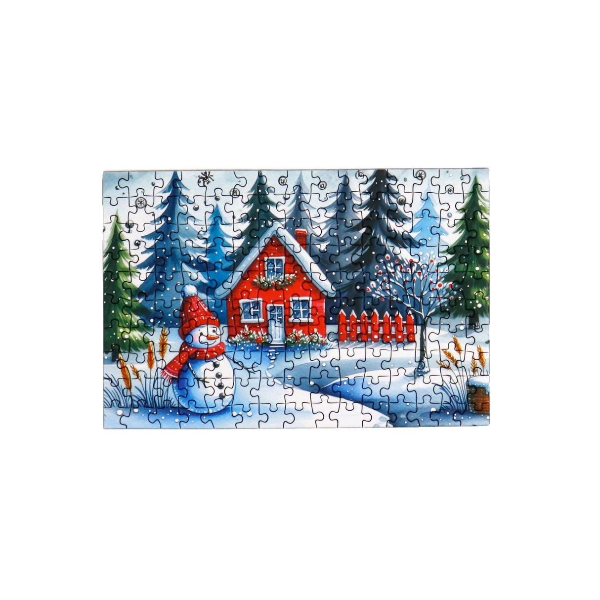 Snowing Day 150 Piece Mini Jigsaw Puzzles by Delfy Puzzles - Delfy - Jigsaw Puzzles - The Puzzle Center