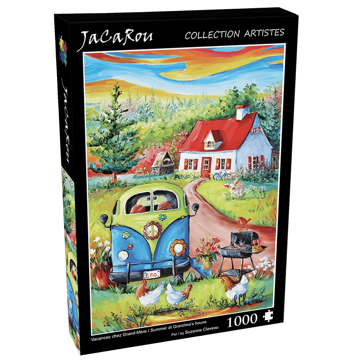 Summer at Grandma's House 1000 Piece Jigsaw Puzzle by JaCaRou Puzzles - JaCaRou Puzzles Inc. - Jigsaw Puzzles - The Puzzle Center - 