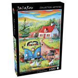 Summer at Grandma's House 1000 Piece Jigsaw Puzzle by JaCaRou Puzzles - JaCaRou Puzzles Inc. - Jigsaw Puzzles - The Puzzle Center - 