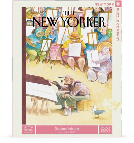 Summer Painting 1000 Piece Jigsaw Puzzle by New York Puzzle Company - New York Puzzle Company - Jigsaw Puzzles - The Puzzle Center - 