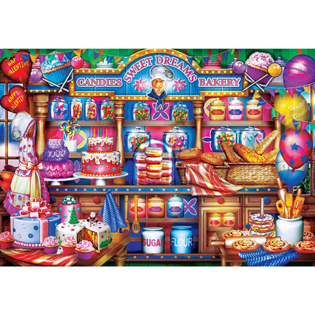 Sweet Dreams Bakery 1000 Piece Puzzle EZ Grip by Masterpieces - Masterpieces Puzzles - Jigsaw Puzzles - The Puzzle Center - 