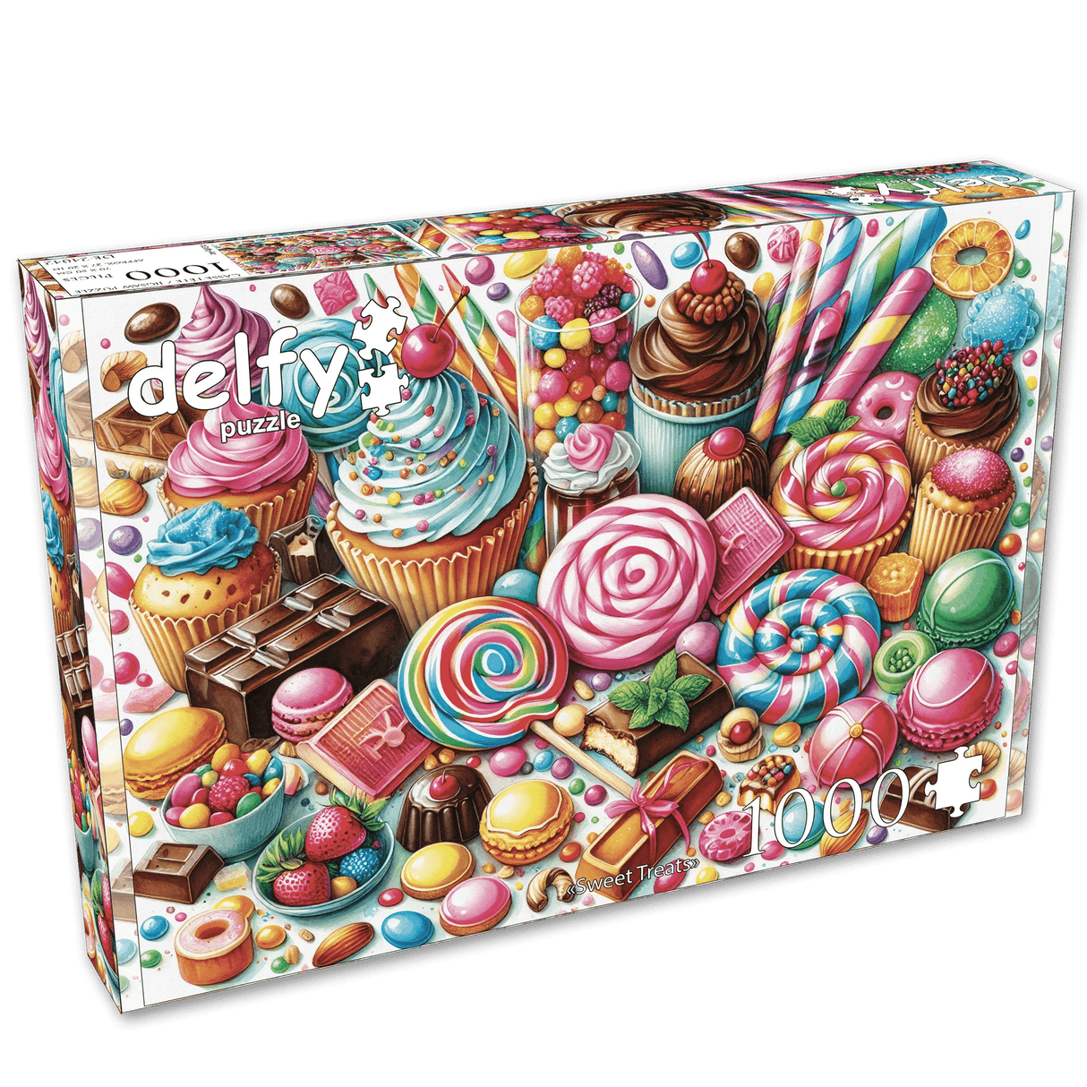 Sweet Treats 1000 Piece Jigsaw Puzzle by Delfy Puzzles - Delfy - Jigsaw Puzzles - The Puzzle Center