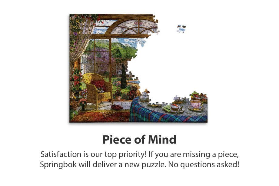 The Conservatory 1000 Piece Jigsaw Puzzle by Springbok Puzzles - Springbok Puzzles - Jigsaw Puzzles - The Puzzle Center - 