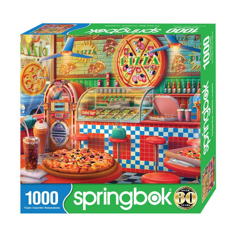 The Pizza Shop 1000 Piece Jigsaw Puzzle by Springbok Puzzles - Springbok Puzzles - Jigsaw Puzzles - The Puzzle Center - 