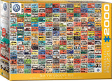 The VW Groovy Bus 2000 Piece Puzzle by Eurographics - Eurographics - Jigsaw Puzzles - The Puzzle Center - 