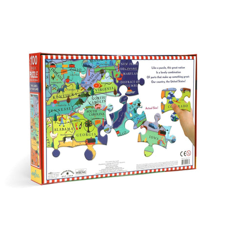 This Land is Your Land 100 Piece Puzzle by eeBoo - eeBoo - Jigsaw Puzzles - The Puzzle Center - 