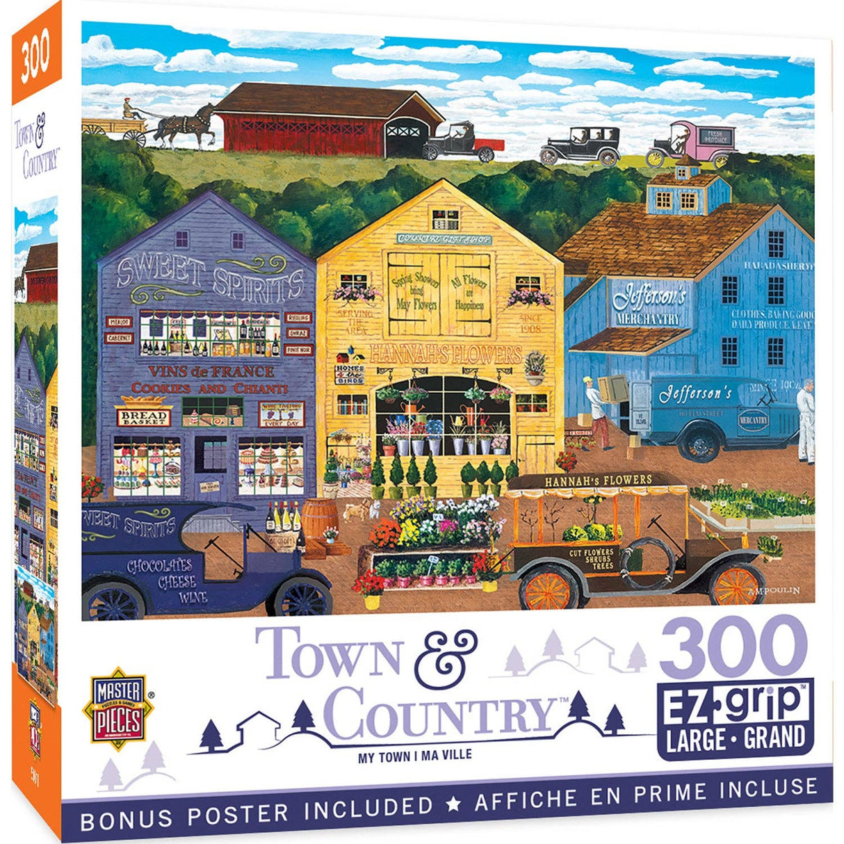 Town & Country - My Town 300 Piece EZ Grip Jigsaw Puzzle by Masterpieces Puzzles - Masterpieces Puzzles - Jigsaw Puzzles - The Puzzle Center