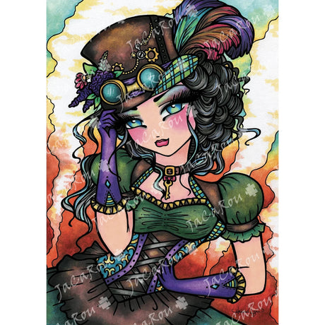 JaCaRou Trixie Steampunk puzzle with colorful steampunk character