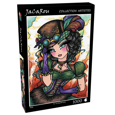 JaCaRou Trixie Steampunk puzzle with colorful steampunk character