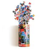 Tropical Vases Floral Still Life 1000 Piece Jigsaw Puzzle by WerkShoppe Puzzles - WerkShoppe - Jigsaw Puzzles - The Puzzle Center