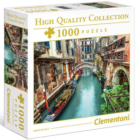 Venice Canal 1000 Piece Jigsaw Puzzle by Clementoni - Clementoni - Jigsaw Puzzles - The Puzzle Center - 