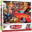 Wheels - Retro Garage 750 Piece Puzzle by Masterpieces Puzzles - Masterpieces Puzzles - Jigsaw Puzzles - The Puzzle Center