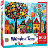 Whimsical Town - My Happy Place 500 Piece Jigsaw Puzzle by Masterpieces Puzzles - Masterpieces Puzzles - Jigsaw Puzzles - The Puzzle Center