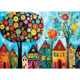 Whimsical Town - My Happy Place 500 Piece Jigsaw Puzzle by Masterpieces Puzzles - Masterpieces Puzzles - Jigsaw Puzzles - The Puzzle Center