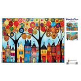 Whimsical Town - Our Neighborhood 500 Piece Jigsaw Puzzle by Masterpieces Puzzles - Masterpieces Puzzles - Jigsaw Puzzles - The Puzzle Center