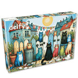 Whiskers on the Street 1000 Piece Jigsaw Puzzle by Delfy Puzzles - Delfy - Jigsaw Puzzles - The Puzzle Center