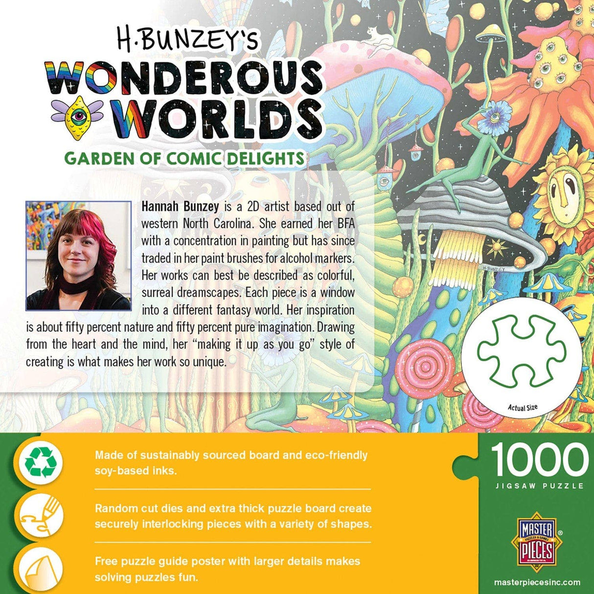 Wonderous Worlds - Garden of Cosmic Delight 1000 Piece Jigsaw Puzzle by Masterpieces Puzzles - Masterpieces Puzzles - Jigsaw Puzzles - The Puzzle Center