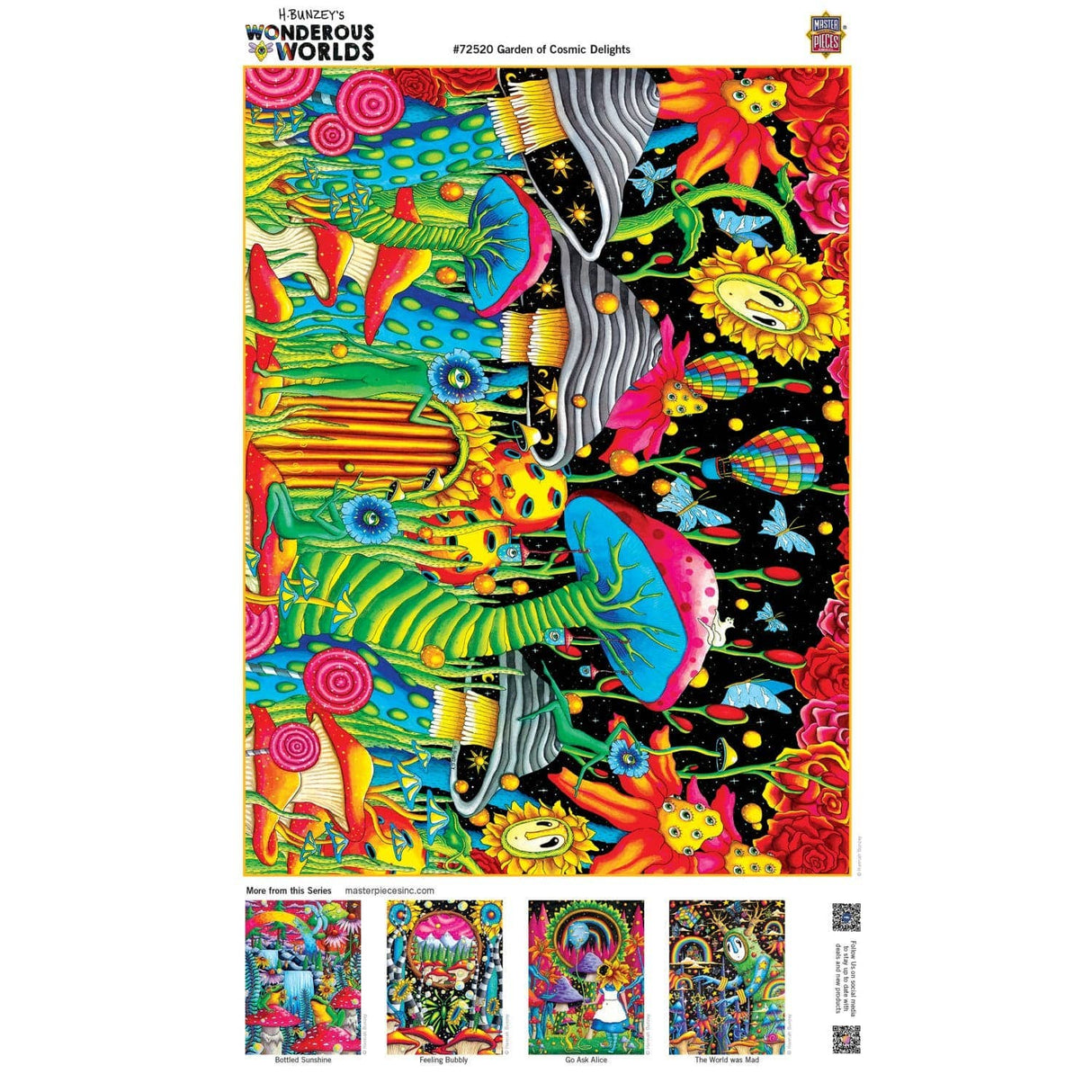 Wonderous Worlds - Garden of Cosmic Delight 1000 Piece Jigsaw Puzzle by Masterpieces Puzzles - Masterpieces Puzzles - Jigsaw Puzzles - The Puzzle Center