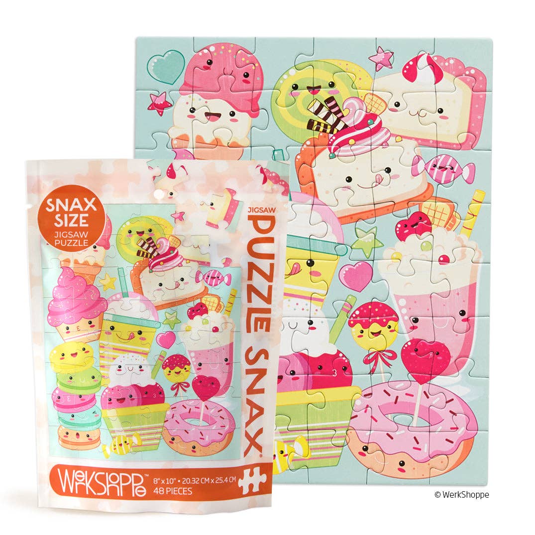 Yummy Yummy 48 Piece Jigsaw Puzzle Snax by WerkShoppe Puzzles - WerkShoppe - Jigsaw Puzzles - The Puzzle Center